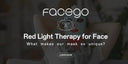 Red light therapy mask