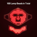 Red Light Therapy for Face and Neck - 7 Colors Red Light Mask, Facial Skin Care Device, Portable, Rechargeable and Ergonomic Design for Home